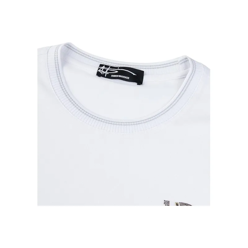 ANDREW MACKENZIE T Shirts Men White-2