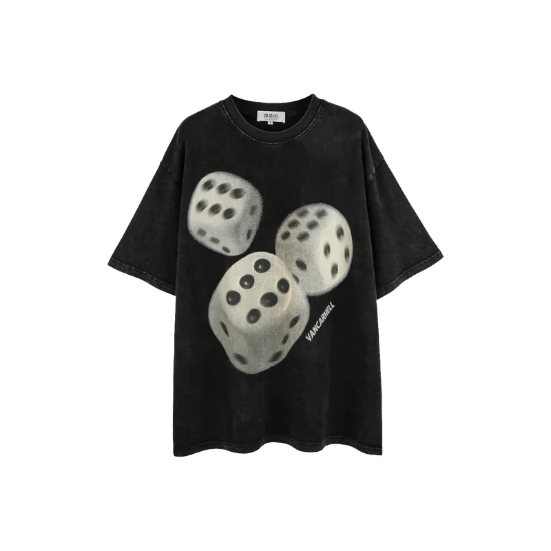 Cotton Gene T Shirts Unisex Faded Black-0