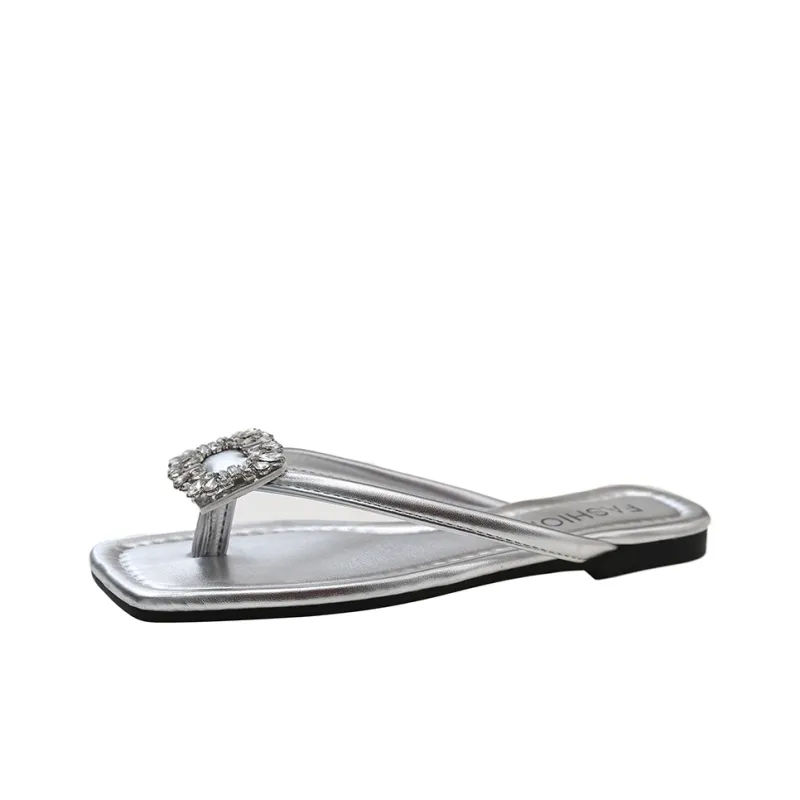 WUJI Rubber Sole Slip Resistant Abrasion Resistant Flip Flops Women's-6