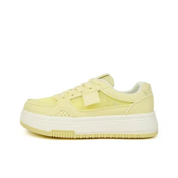 Warrior Slip Resistant Cushioning And Breathable Low Top Skateboard Shoes Women's Yellow