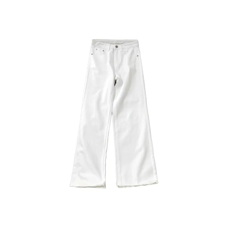 F.K.V.A Jeans Unisex White-0