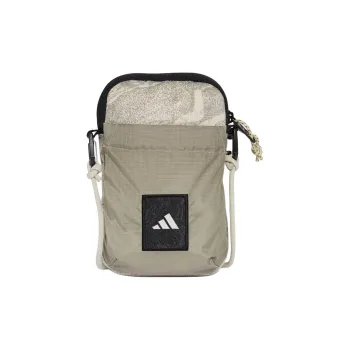 Adidas Polyester Shoulder Bag Small Size Unisex Nourishing Beige & White