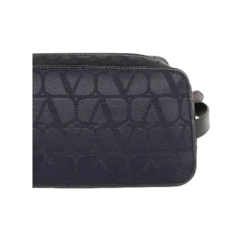 Valentino GARAVANI Nylon Toiletry Bag Men's Dark Blue-3