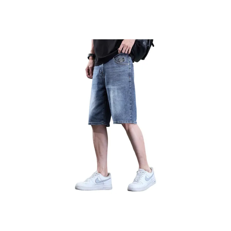 Tonlion Denim Shorts Unisex Dark Blue-0
