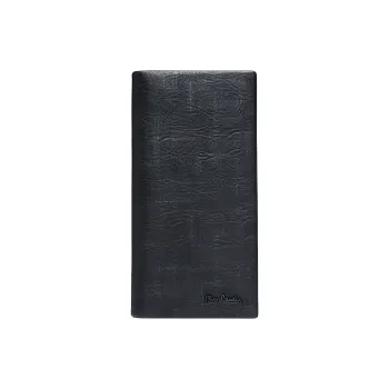 PIERRE CARDIN Cow Leather Wallet Regular Men's Black