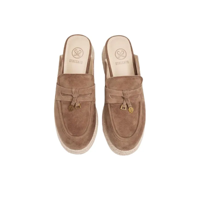 Staccato Rubber Sole Abrasion Resistant Closed Toe Slippers Women's-3