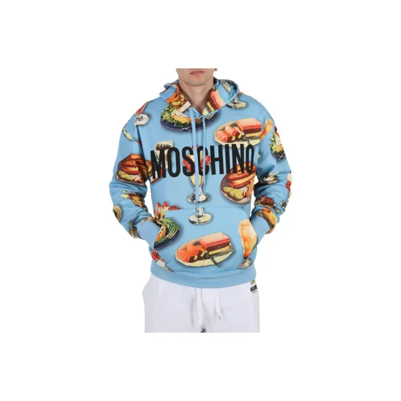 MOSCHINO Diner Group print Hoodie-3