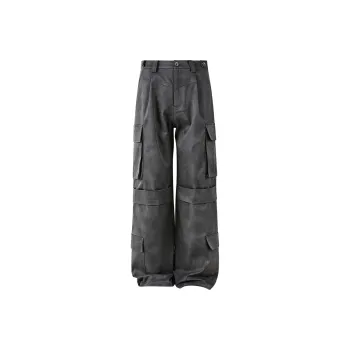 PASET Casual Pants Unisex Dark Gray