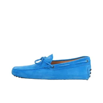 TOD'S Laccetto Gommino Loafers Men's Blue