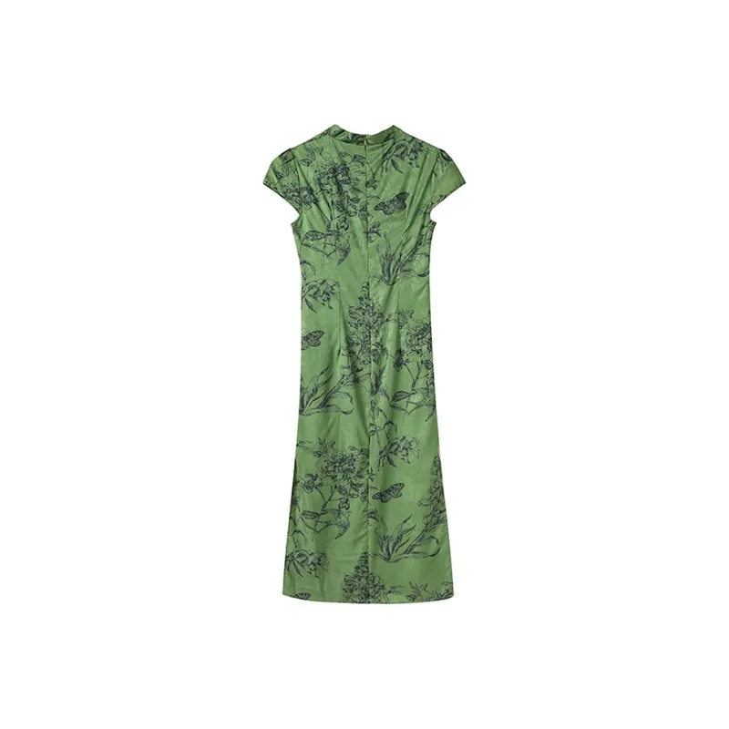 GUOZHEN Short Sleeved Dress Women's-1