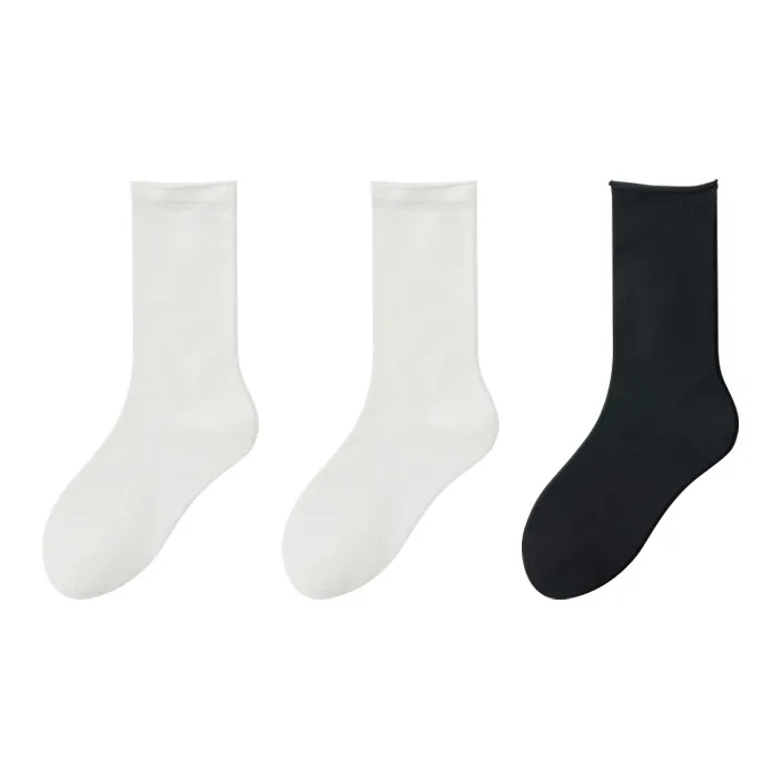 Moremoli Mid Calf Socks Women's 3 Pack-4