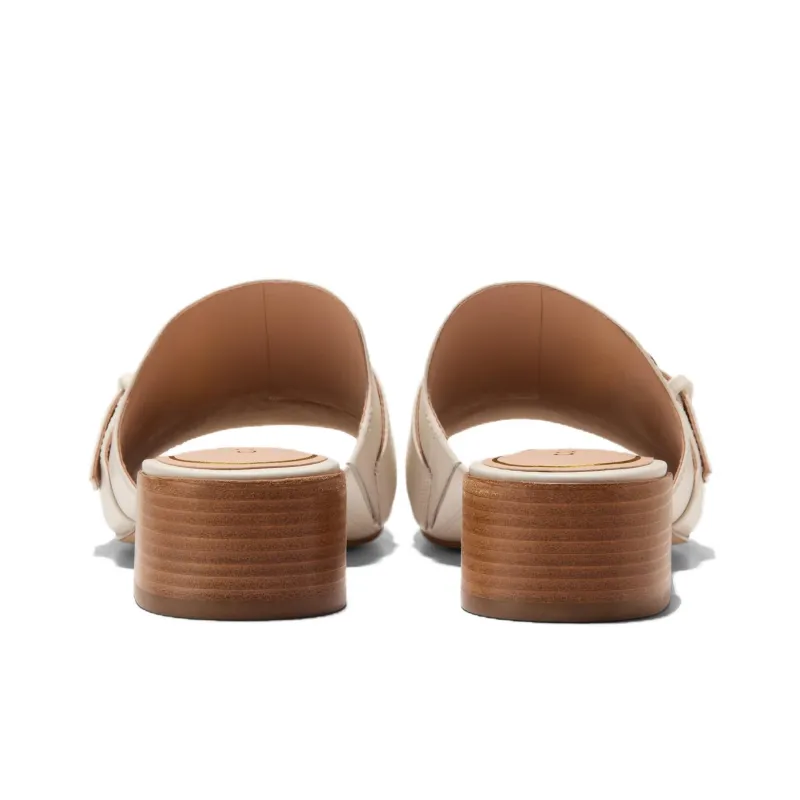 COLE HAAN Rubber Sole Slip Resistant Slide Slippers Women's White-4