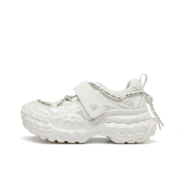 FAIRWHALE Breathable Height Increasing Abrasion Resistant Slip Resistant Low Top Casual Shoes Women's White Silver-0