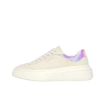 Skechers Cordova Classic Low Top Skateboard Shoes Women's Ecru