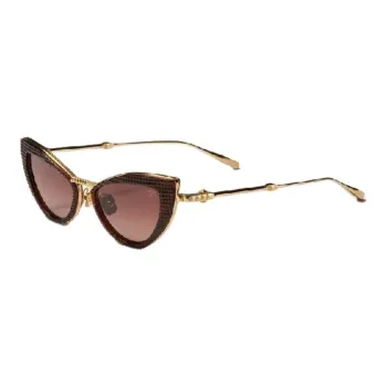 Valentino Polyamide Titanium Cat Eye Sunglasses Women's Gold