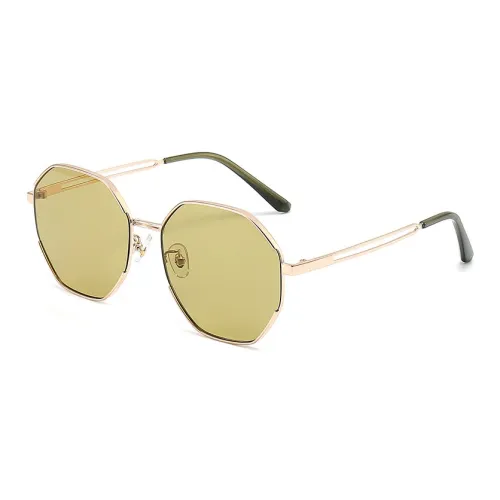 PSACSS Stainless Steel Irregular Shape Sunglasses Women's