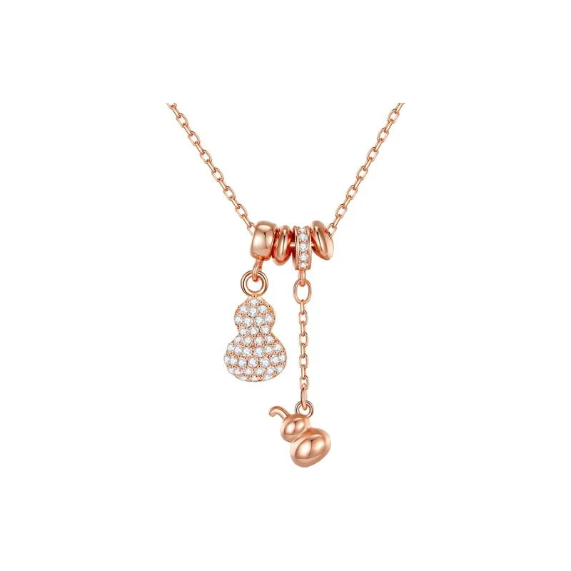 Ascending S925 Silver Necklaces Women's-6