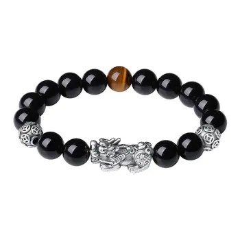 ALI THE FOX Obsidian Jade Bracelets Unisex