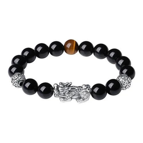 ALI THE FOX Obsidian Jade Bracelets Unisex