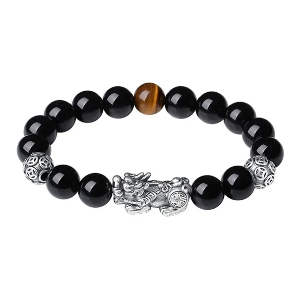 ALI THE FOX Obsidian Jade Bracelets Unisex-0
