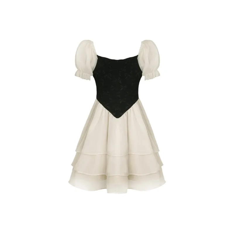 Mu Xiao Xin Short Sleeved Dress Women's-1