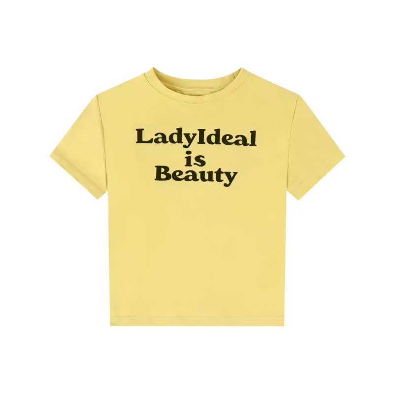 LADY IDEAL Set in Sleeve T Shirt Women's-0
