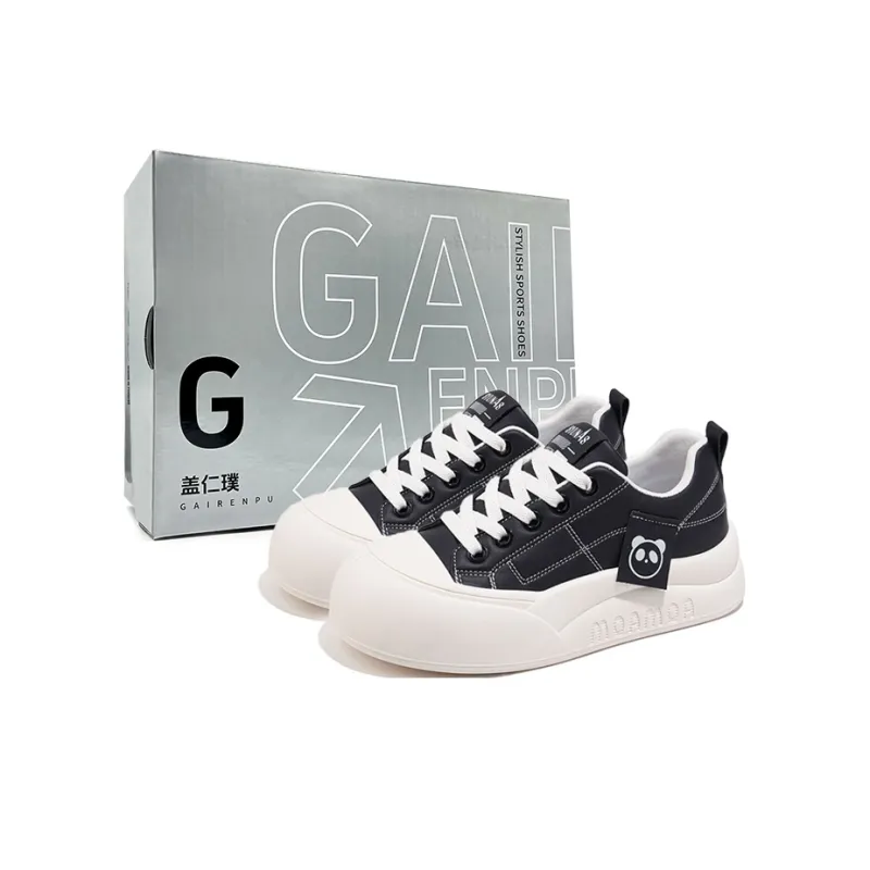 Gai Renpu Anti Slip And Wear Resistant Height Increasing Low Top Skateboard Shoes Women's-0