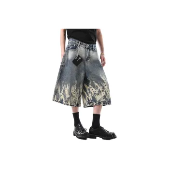 CORNILOT Denim Shorts Unisex Blue