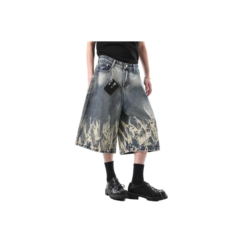 CORNILOT Denim Shorts Unisex Blue-0