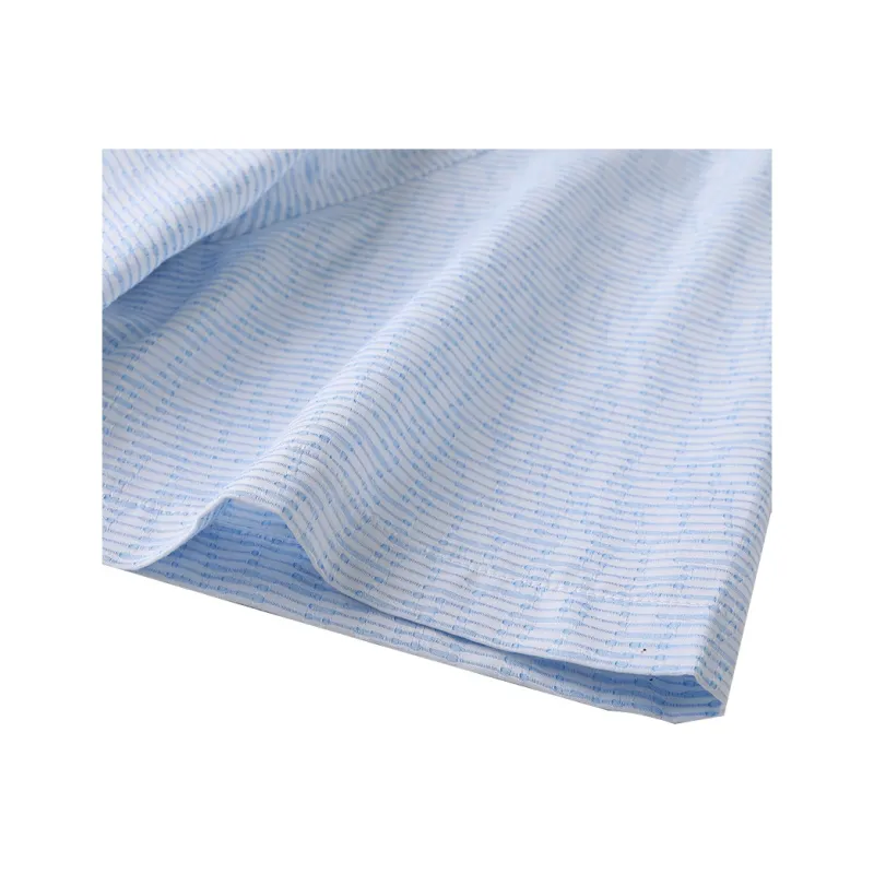 ARTSDON Shirts Men Light Blue Pattern-3