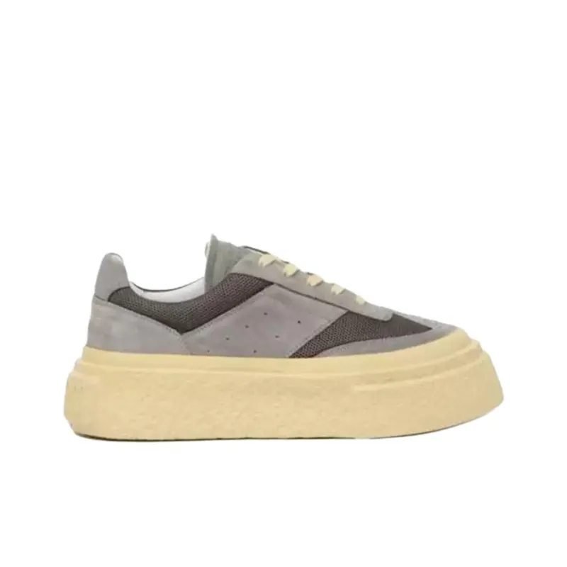 MM6 Maison Margiela Low Top Skateboard Shoes Women's Gray-1