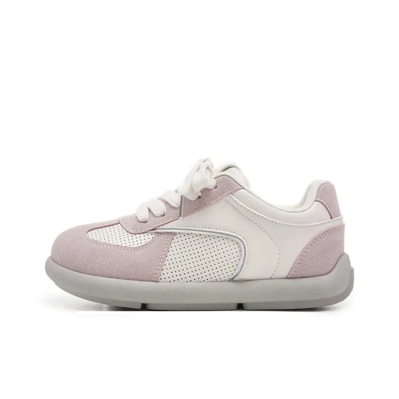 Ordifen Low Top Skateboard Shoes Women's Pink Purple-0