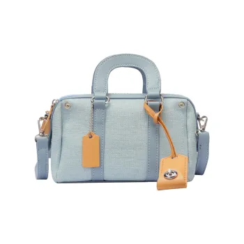 UNITE STAR Denim Boston Bag, Crossbody, One Shoulder, Handbag Women's Denim Blue