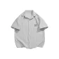 [Short-Sleeved Striped Shirt]off-White Stripe (Ho Letter Letter Chest Marker)