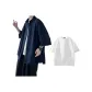 Dark Blue+260G 100% cotton T-Shirt[Two-Piece Set]
