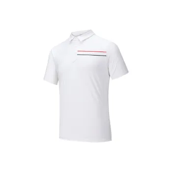 Anta Variety Training Collection Polo Shirt Men's Pure White