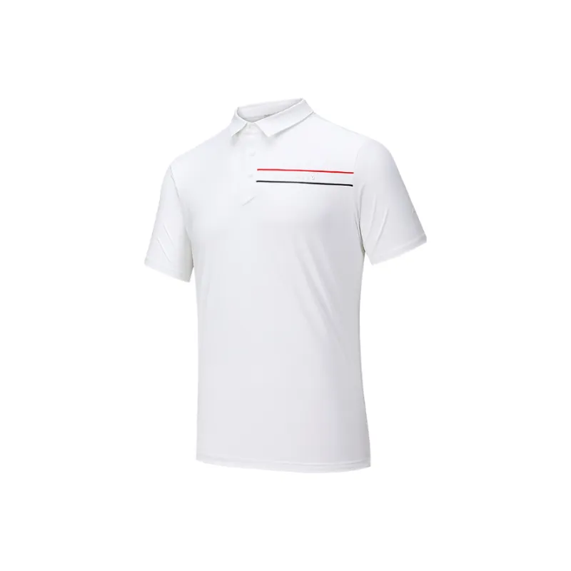 Anta Variety Training Collection Polo Shirt Men's Pure White-0