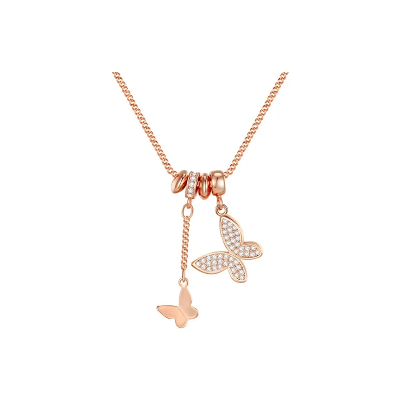QIDUYINSHI S925 Silver Necklaces Women's-6