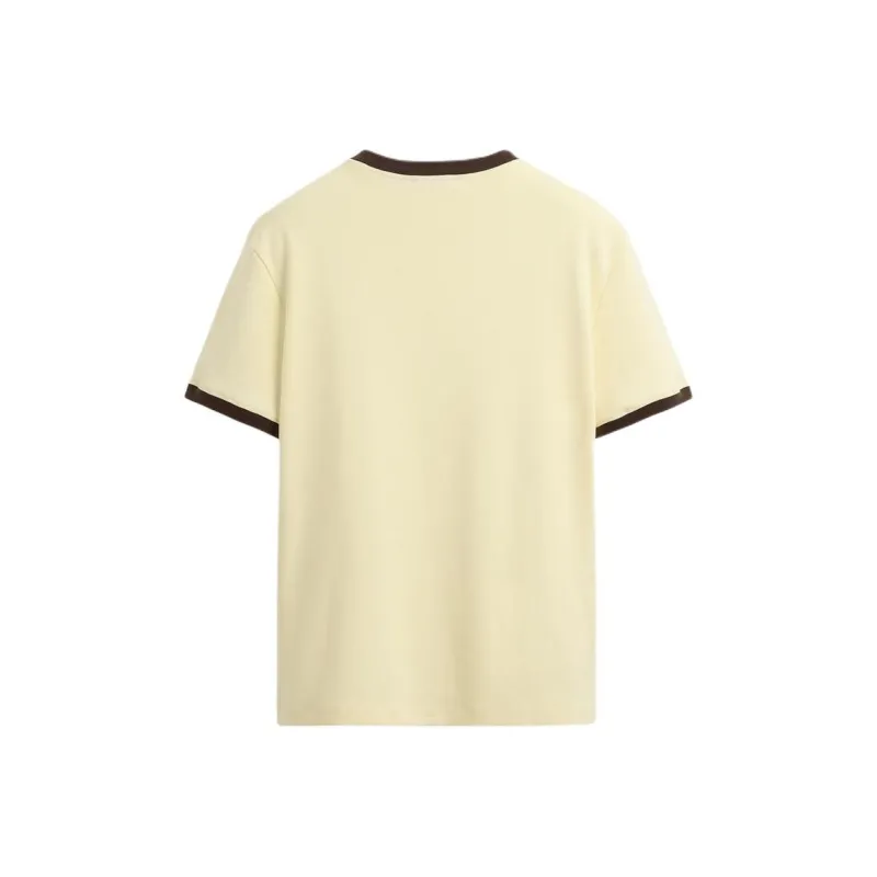 ZARA T Shirts Men Light Yellow-1