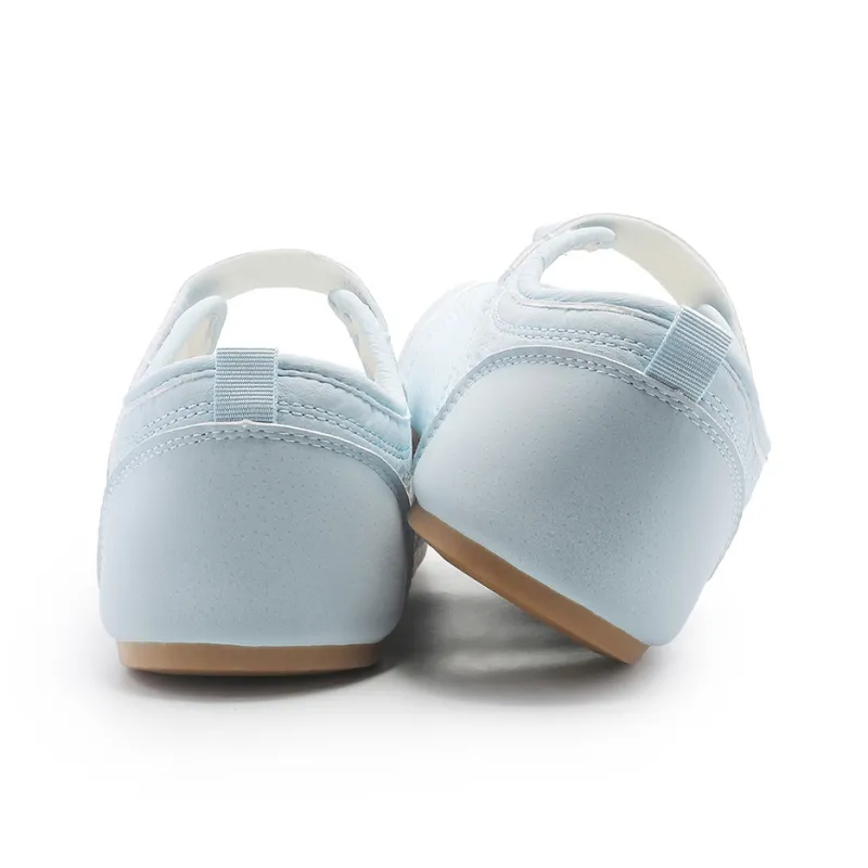 DEERWAY Height Increasing Abrasion Resistant Lightweight Breathable Slip Resistant Low Top Casual Shoes Women's Blue-4