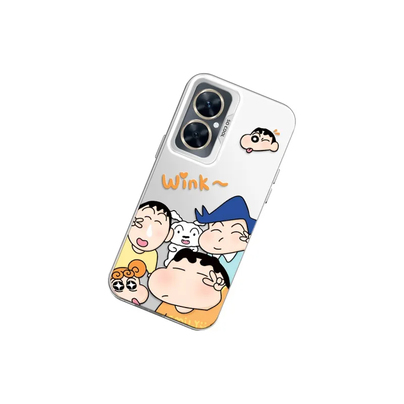 YICAIJIA Matte Material Shin Chan's Brother Y Phone Cases Compatibility With MVMOM 20/30 Trendy And Cool-16