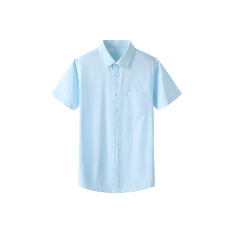 ARTSDON Shirts Men Lake Blue Pattern-0