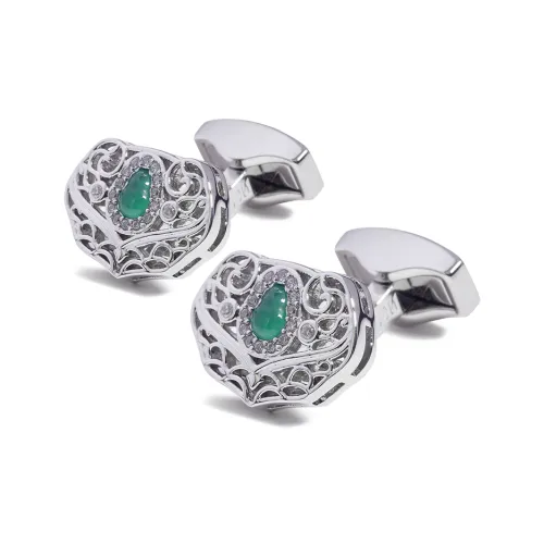 WILLIAM MILTON Brass Cufflinks Men's