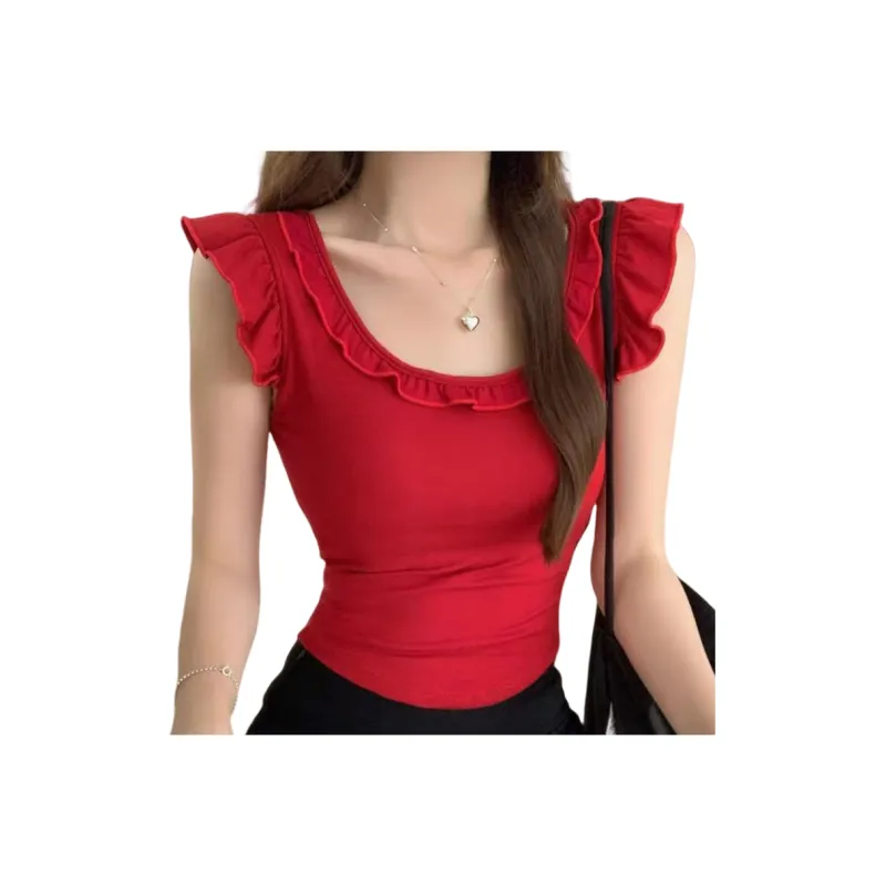 Cotton Gene Crop Tops Women's-3