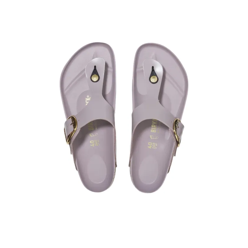 Birkenstock Gizeh Big Buckle EVA Abrasion Resistant Flip Flops Women's Purple Regular Loose Fit-3