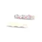 White Purple Wave Hair Slide (1 Pair)