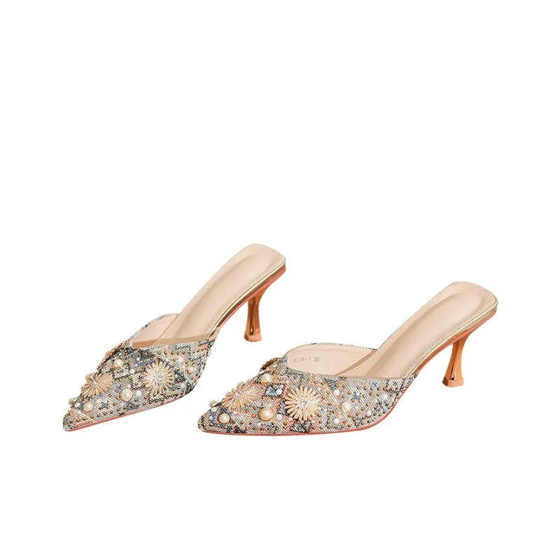 MCKP Slim Heel High Heels 6.5cm Women's-3