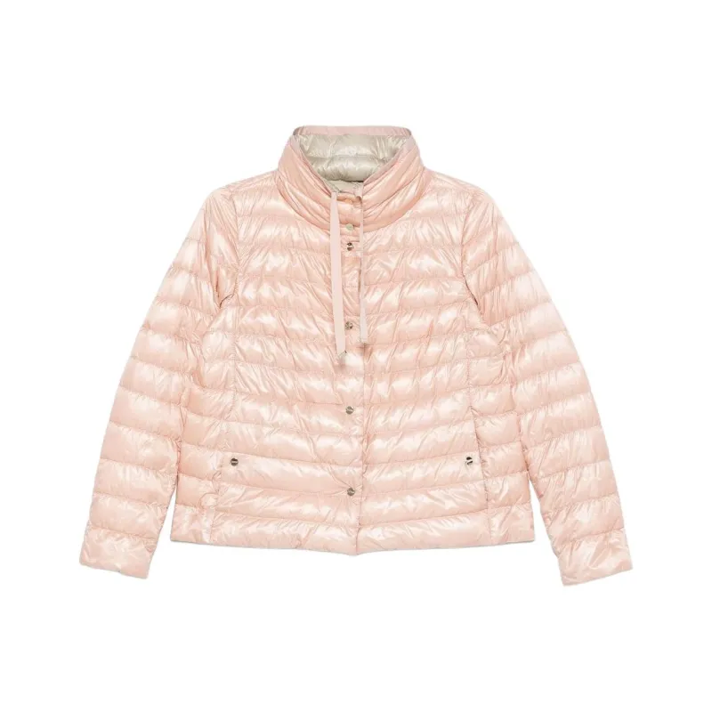 Quilted High-Neck Reversible Coat-0