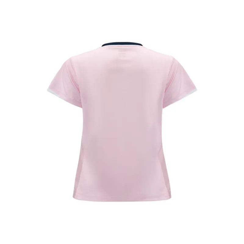 Kawasaki Badminton Jersey Women's Sharp Edge Pink-1