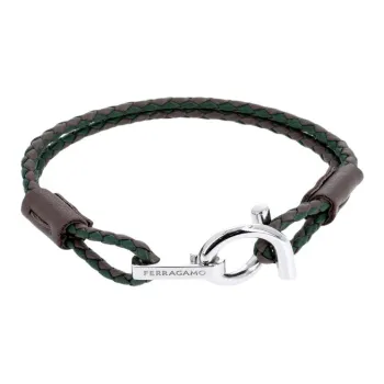 FERRAGAMO Calfskin Bracelets Unisex Brown